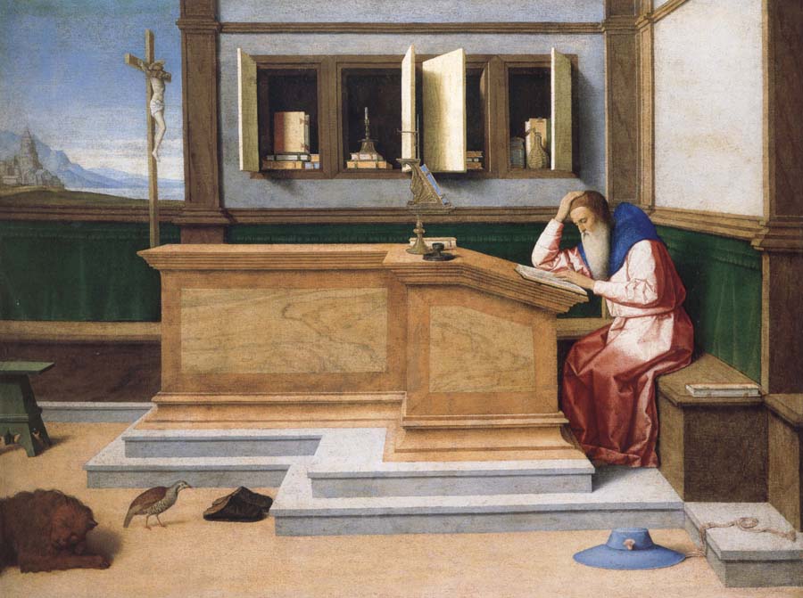 Saint Jerome in His Study